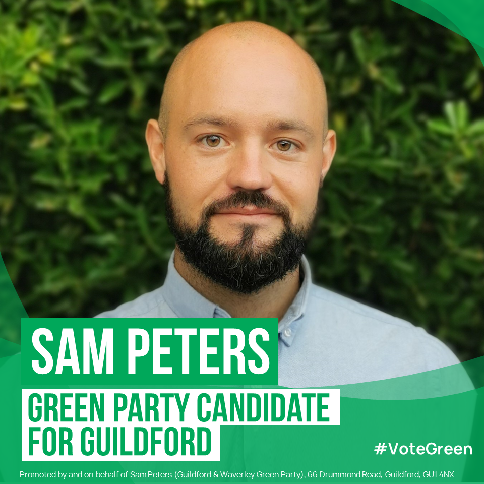 Sam Peters - Green Party candidate for Guildford image